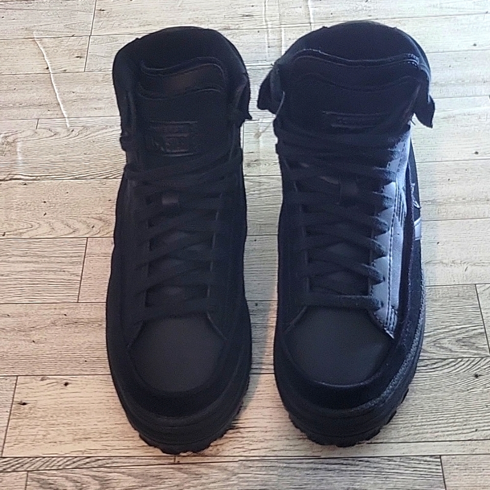 NWOT‎ Converse Pro Leather X2 High Black Ice Triple Black Sneakers Mens 5